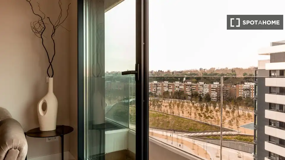 Habitación de Piso de alquiler en Madrid con Aire acondicionado, Calefacción y Amueblado