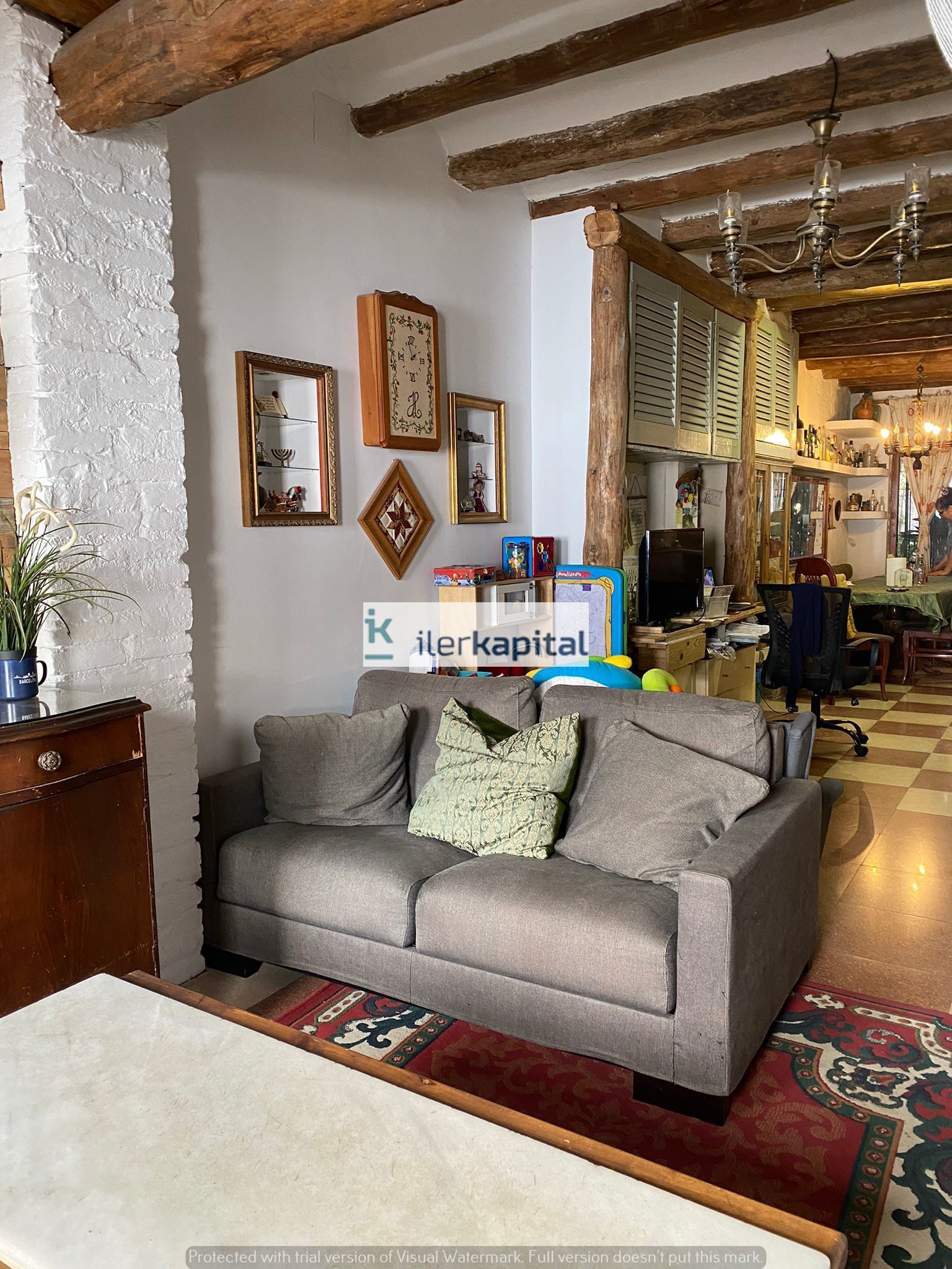Living room of House or chalet for sale in El Palau d'Anglesola  with Air Conditioner, Heating and Storage room