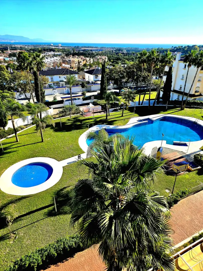 Schwimmbecken von Dachboden zum Verkauf in Málaga mit Klimaanlage, Terrasse und Gemeinschaftspool