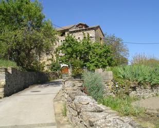 Exterior view of Single-family semi-detached for sale in Aínsa-Sobrarbe  with Terrace