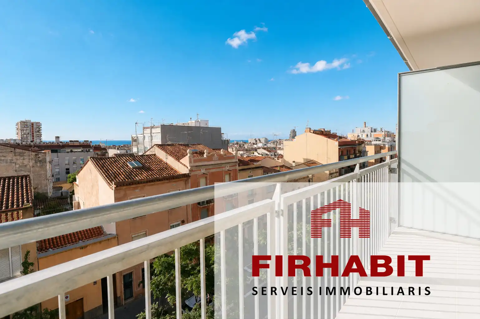 Balcony of Flat for rent in Mataró  with Air Conditioner, Heating and Parquet flooring