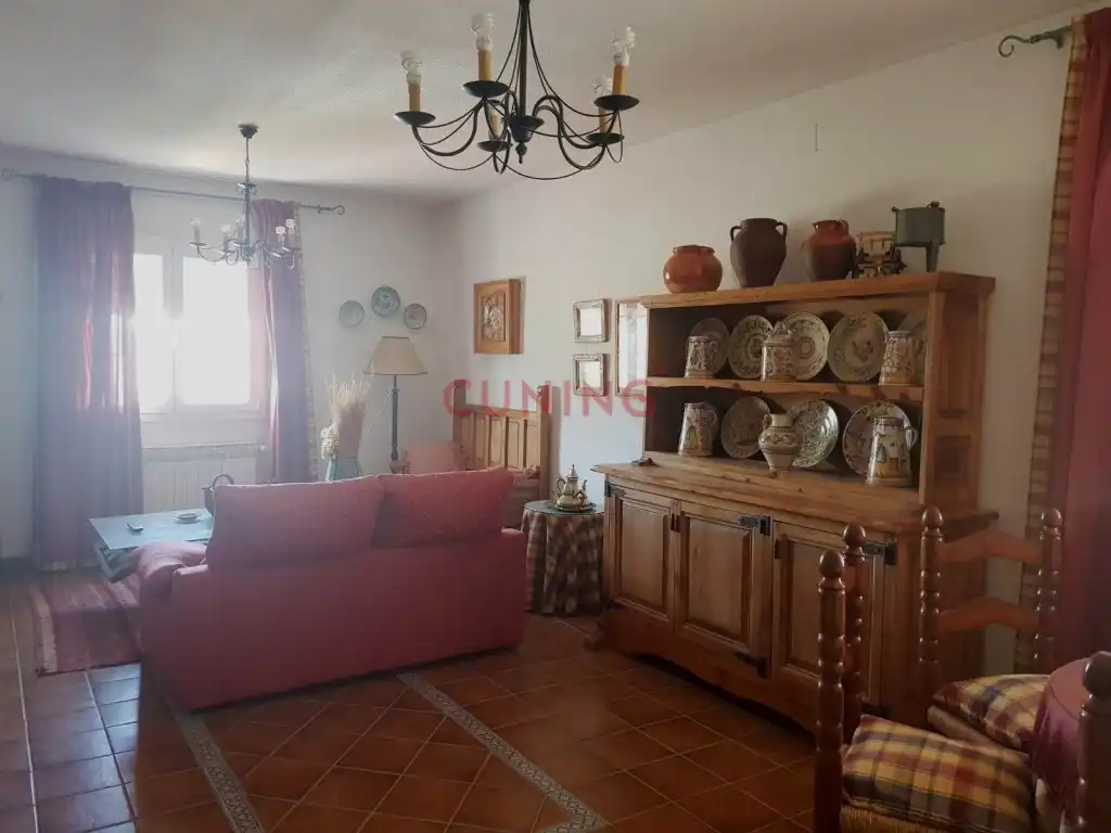 Sala de estar de Casa o chalet en venta en Nombela con Piscina