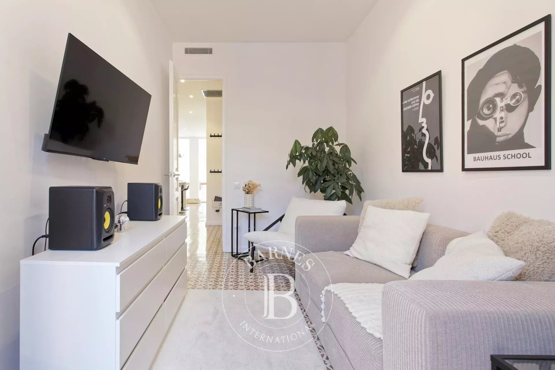 Living room of Flat for sale in  Barcelona Capital  with Air Conditioner, Heating and Furnished