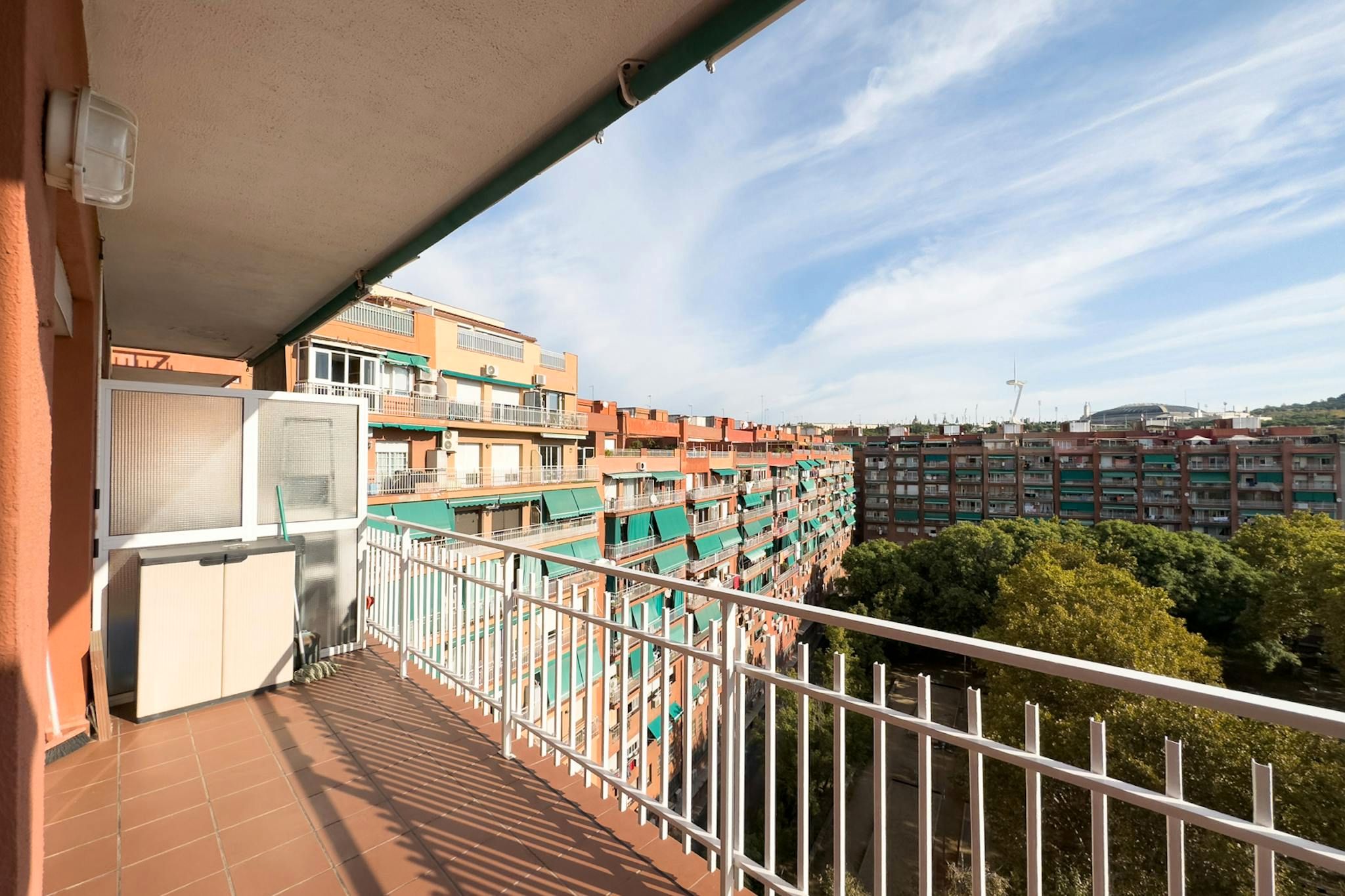 Balcony of Flat to rent in  Barcelona Capital  with Heating, Washing machine and TV