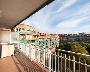 Balcony of Flat to rent in  Barcelona Capital  with Heating, Washing machine and TV