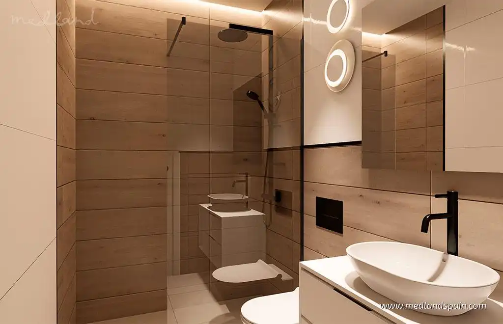 Baño de Apartamento en venta en Pilar de la Horadada con Terraza y Piscina comunitaria
