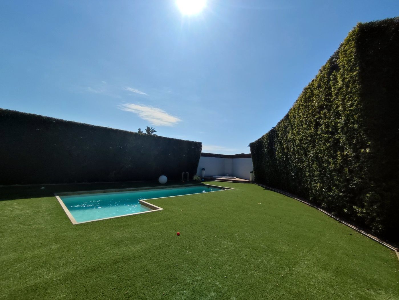 Swimming pool of House or chalet to rent in Castelldefels  with Air Conditioner, Heating and Private garden