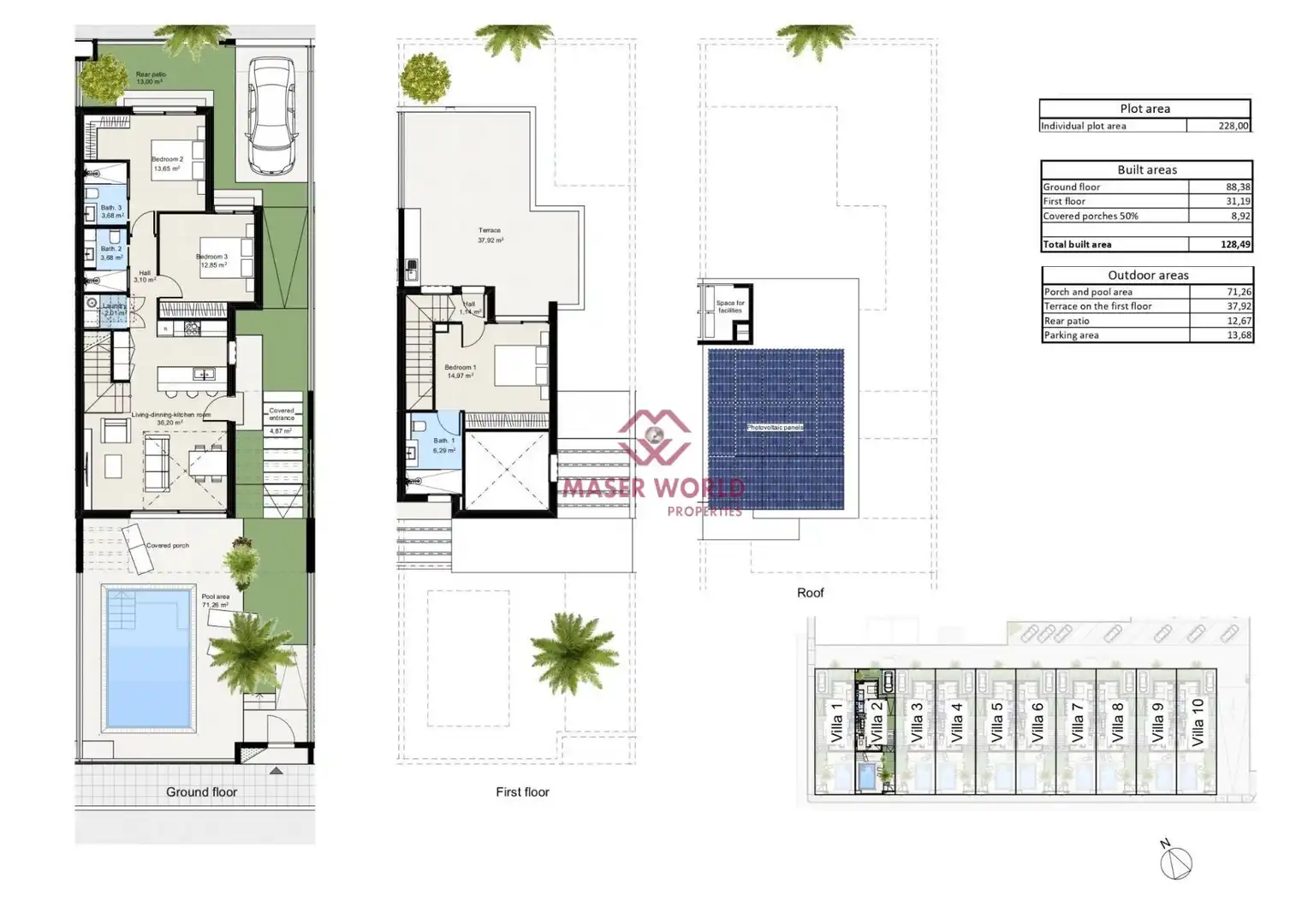 Casa aparellada amb piscina en venda a Mar Menor de Cartagena – Cabo de Palos, imagen 26