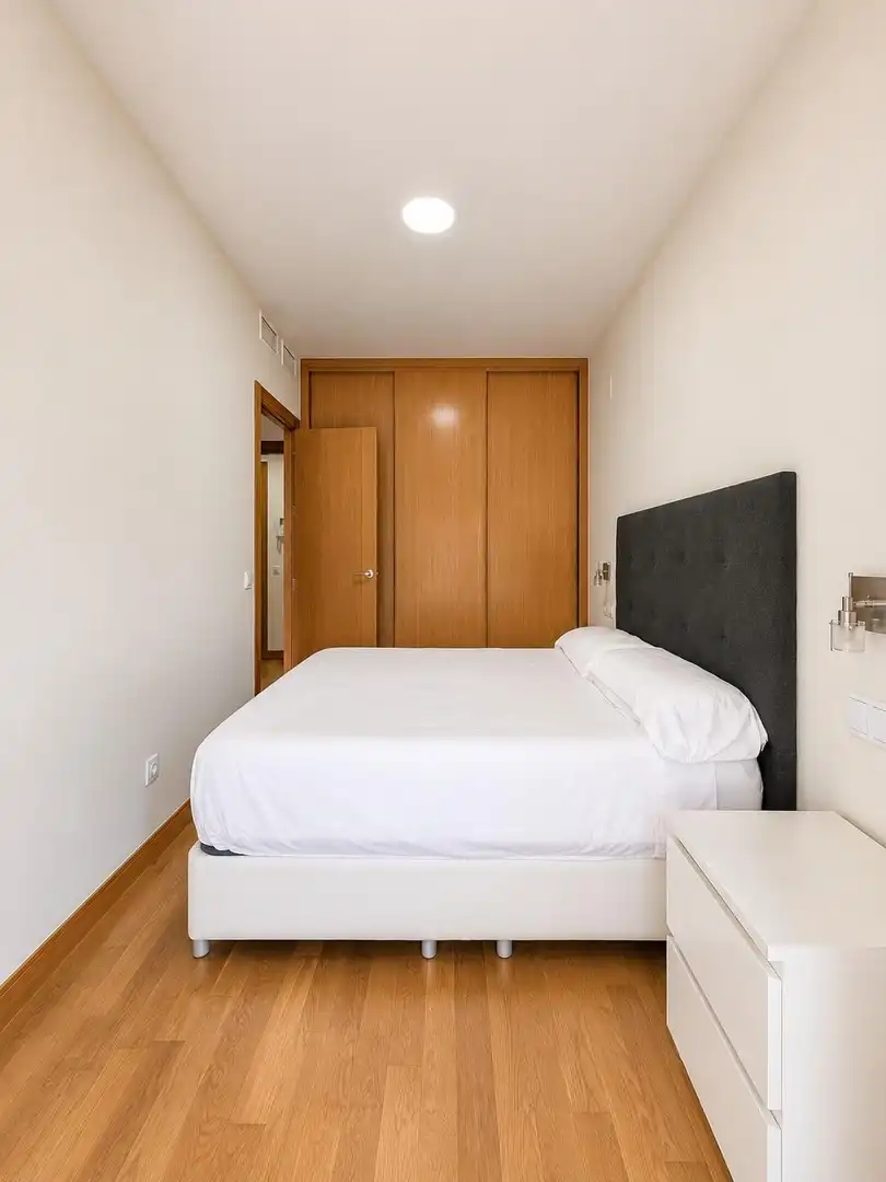 Bedroom of Flat for rent in Almería  with Air Conditioner and Furnished