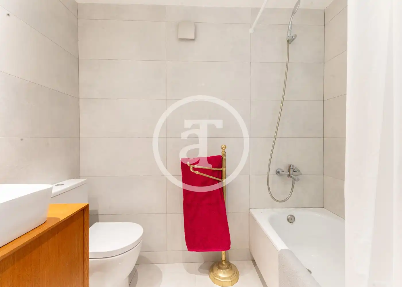 Bathroom of Duplexes for rent in Madrid  with Air Conditioner, Heating and Furnished