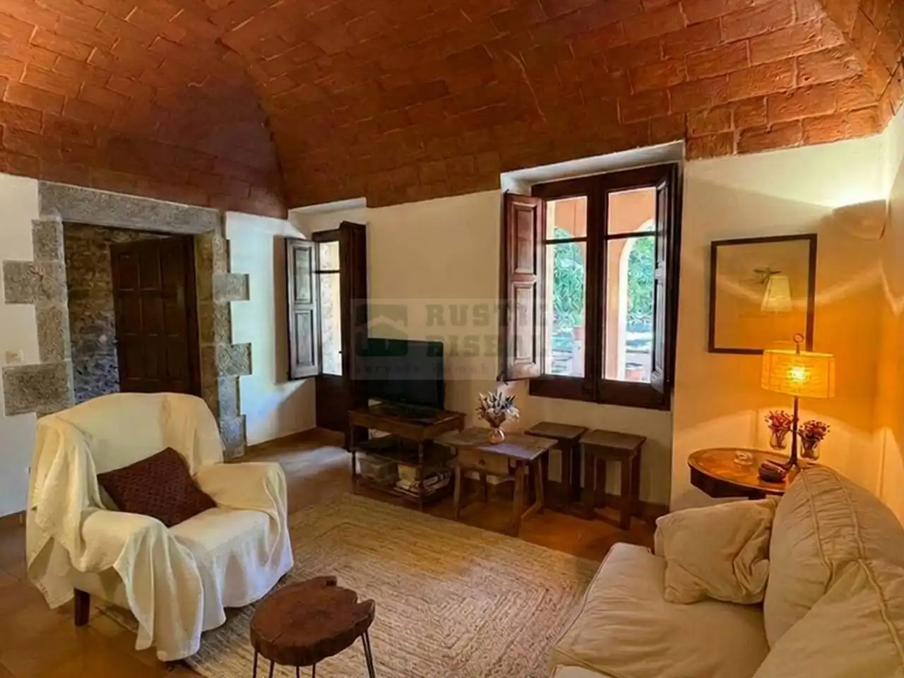 Sala d'estar de Finca rústica en venda en Calonge i Sant Antoni amb Jardí privat i Terrassa