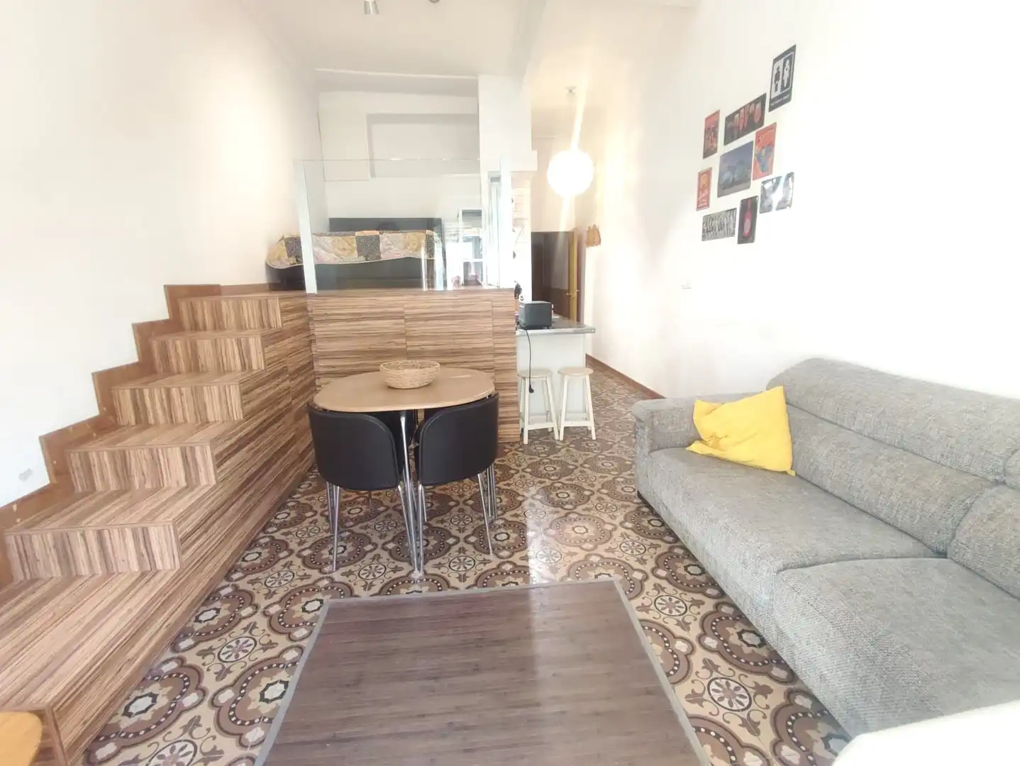 Sala d'estar de Apartament de lloguer en Cartagena amb Aire condicionat, Moblat i Forn
