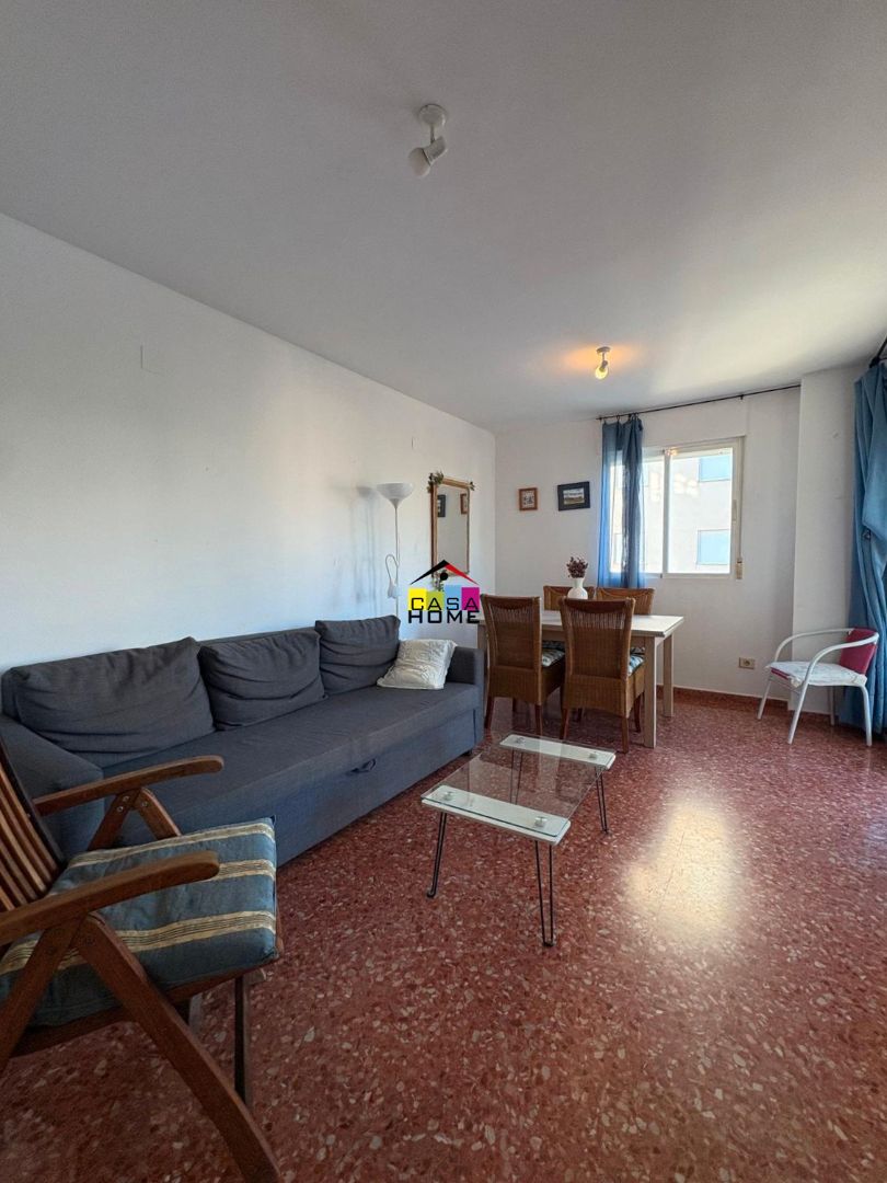 Living room of Apartment for sale in Benicasim / Benicàssim  with Air Conditioner, Private garden and Furnished