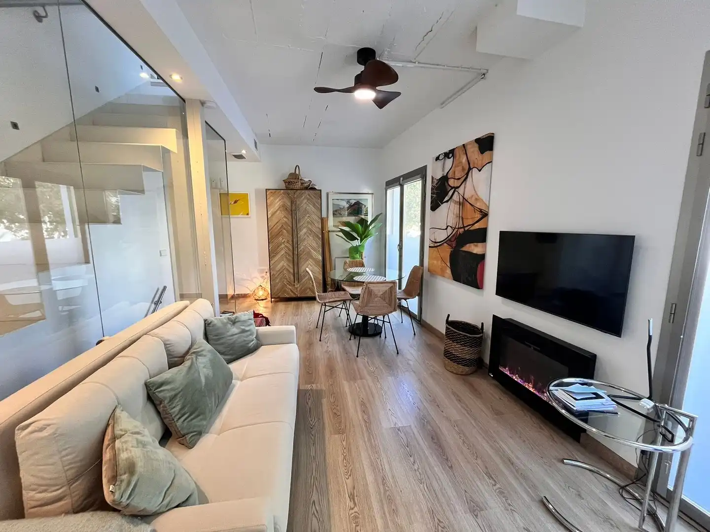 Sala de estar de Ático en venta en Marbella con Aire acondicionado y Terraza