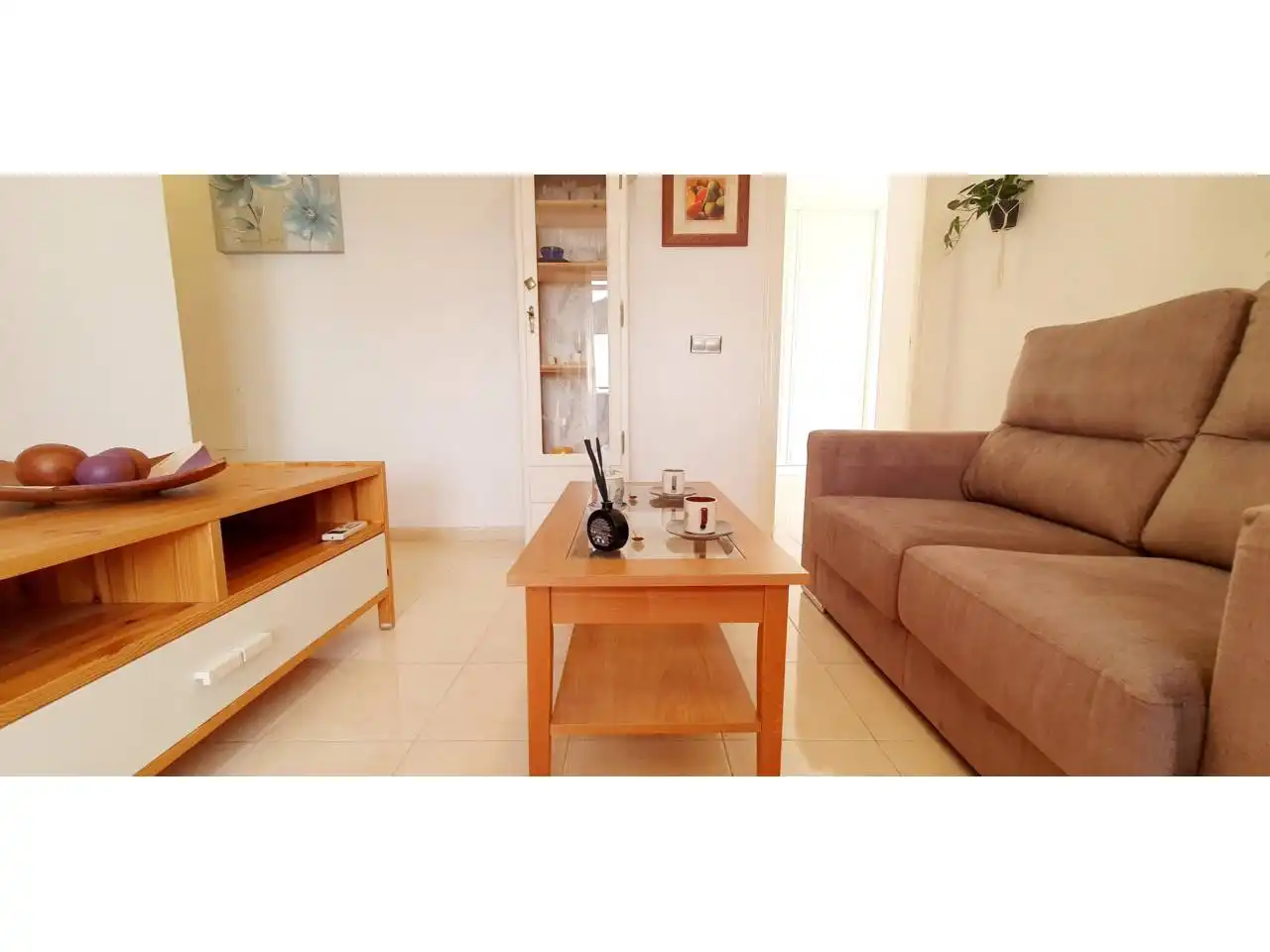 Sala d'estar de Apartament en venda en Vícar amb Aire condicionat, Calefacció i Terrassa