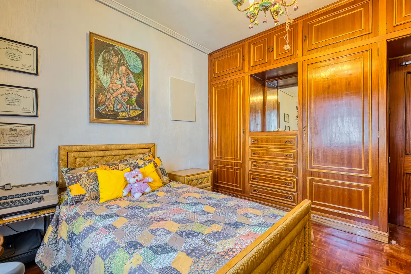 Bedroom of Flat for sale in Madrid  with Heating and Storage room