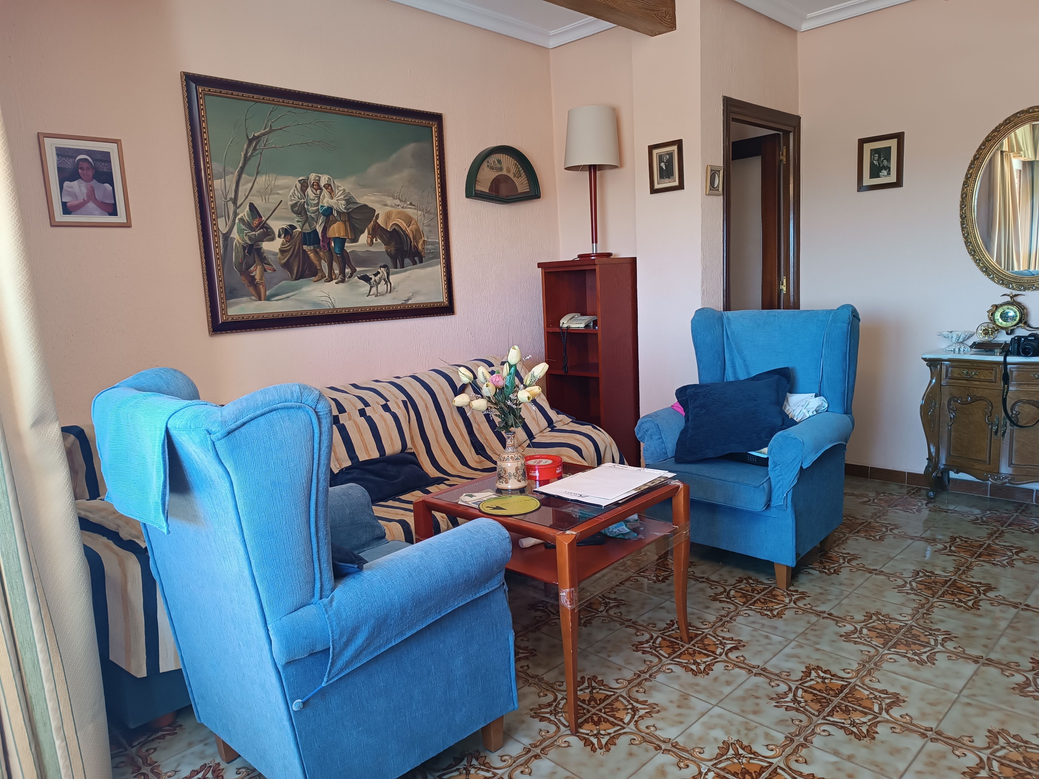 Living room of Flat for sale in  Sevilla Capital  with Private garden