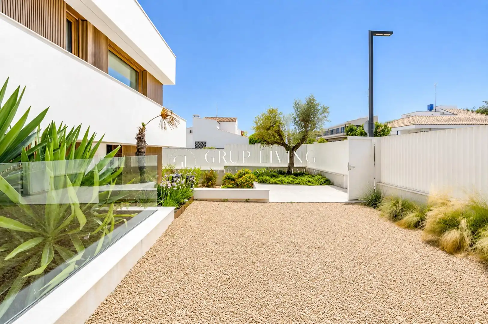 Garten von Haus oder Chalet zur Miete in Sitges mit Klimaanlage, Heizung und Privatgarten