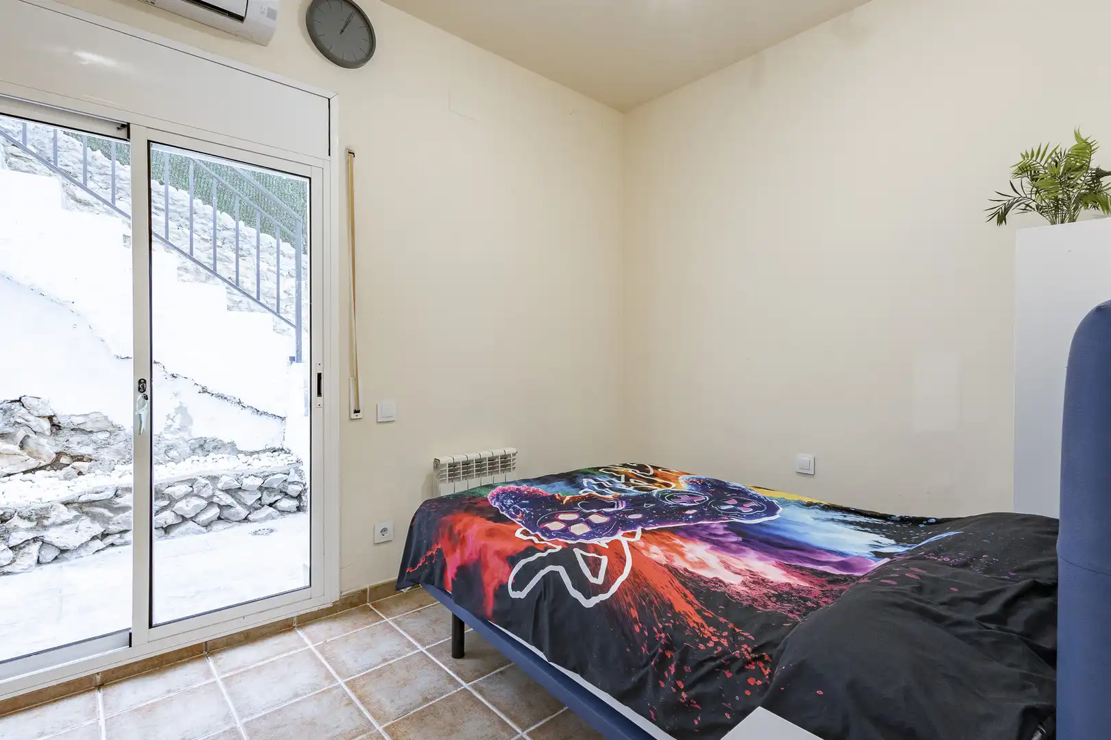 Schlafzimmer von Haus oder Chalet zur Miete in Sitges mit Klimaanlage, Heizung und Privatgarten