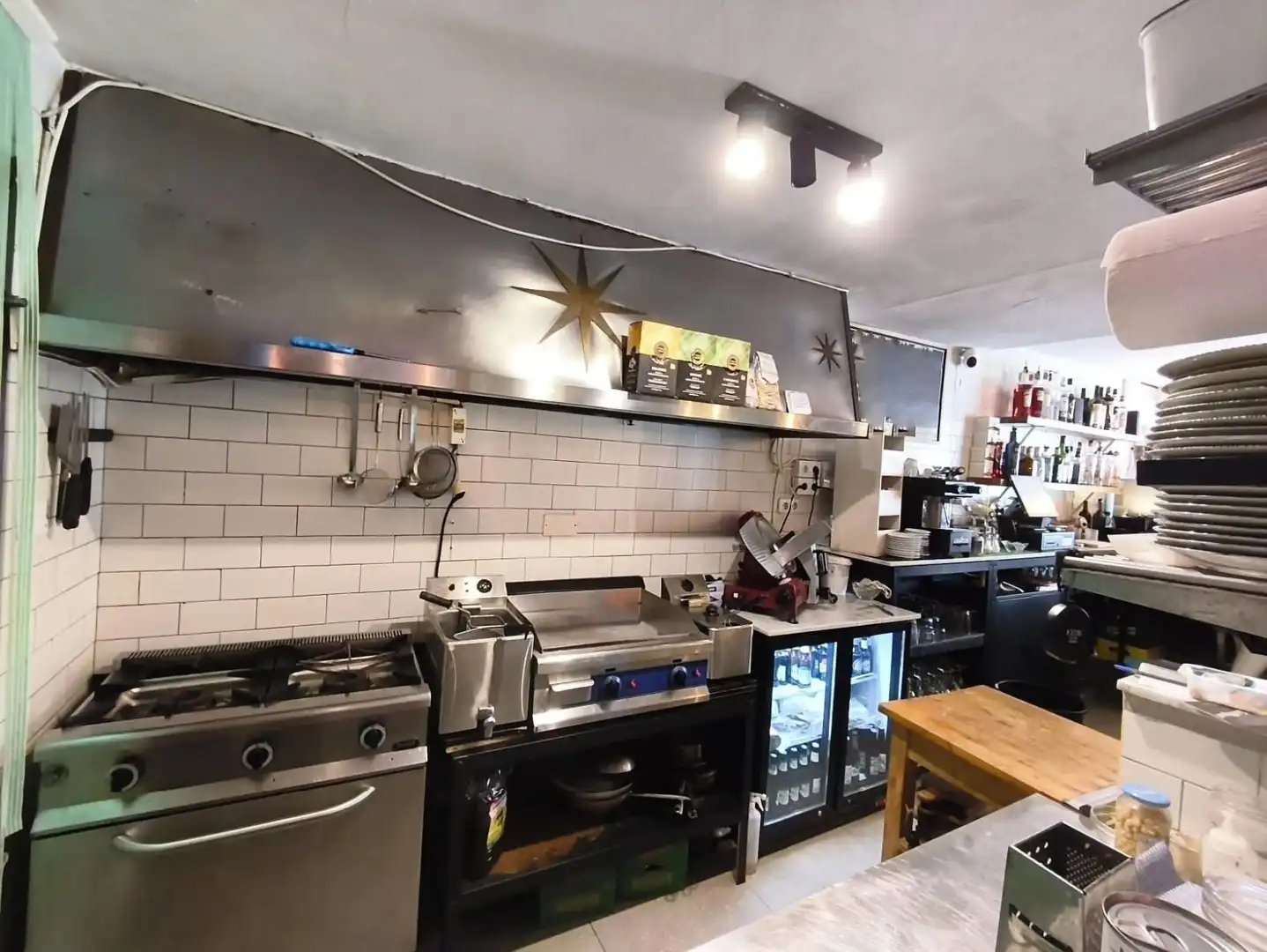 Cocina de Local en traspaso en Barcelona con Aire acondicionado, Amueblado y Internet