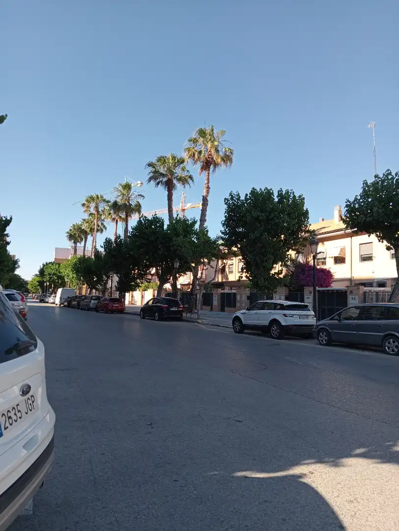Exterior view of Flat for sale in Valencia  with Air Conditioner, Parquet flooring and Furnished
