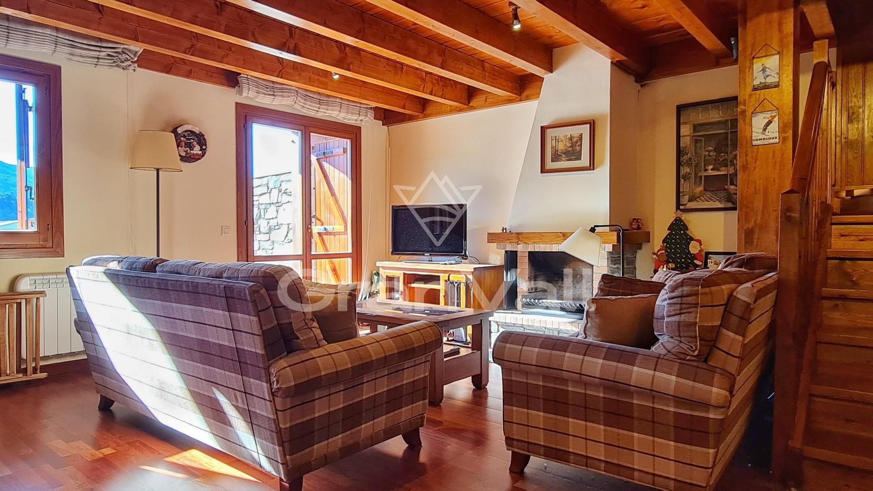 Living room of Single-family semi-detached for sale in Osséja  with Heating, Terrace and Storage room