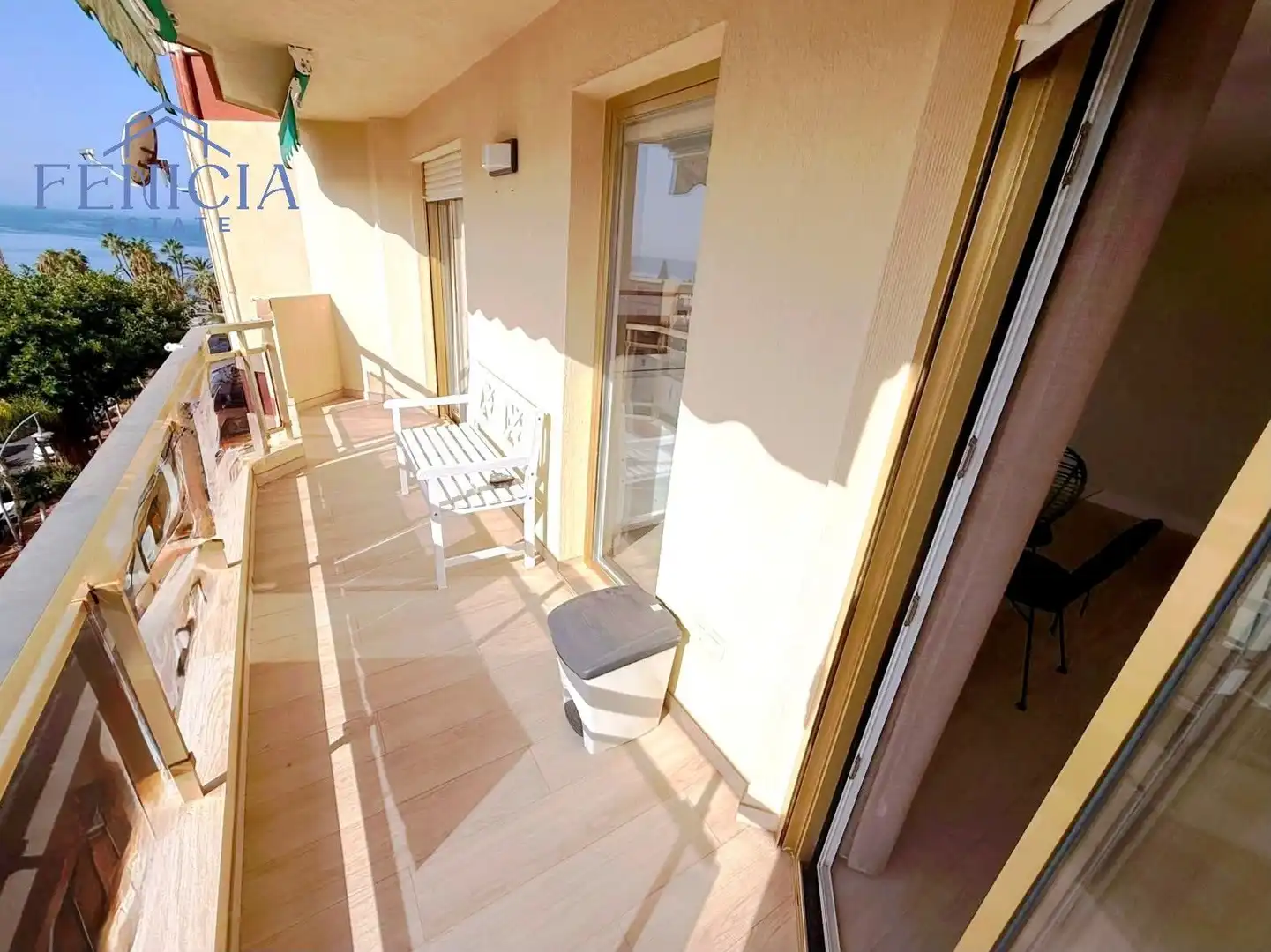 Balcony of Flat for rent in Almuñécar  with Terrace, Furnished and Community pool
