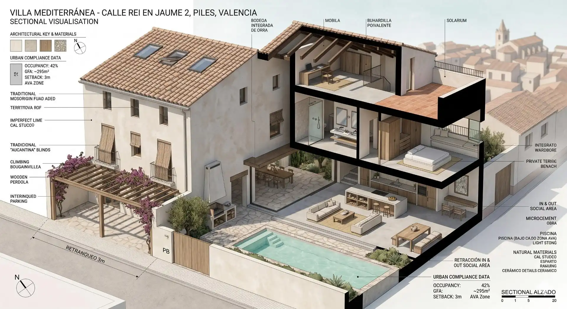 Residential land for sale in Piles, imagen 8