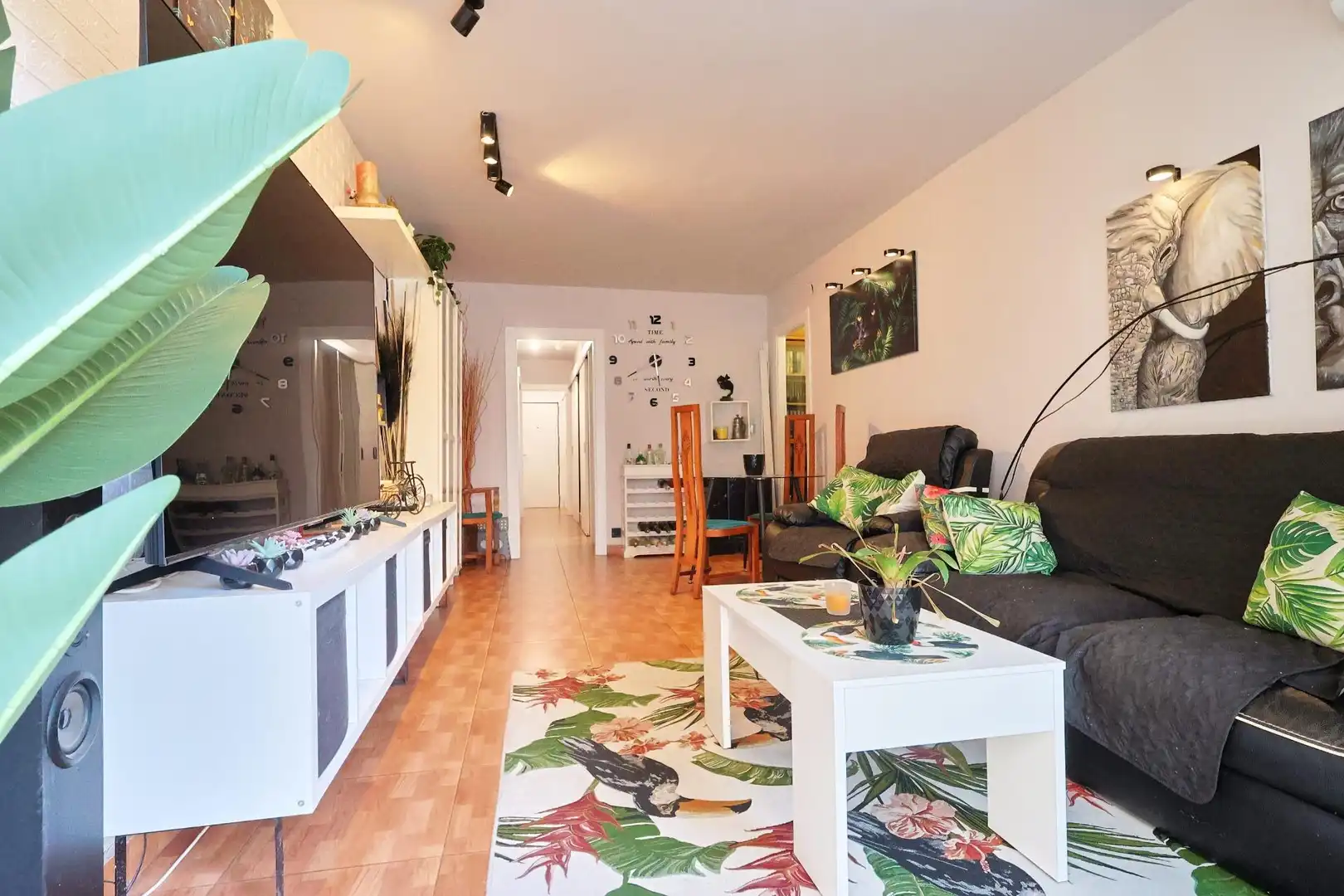 Sala d'estar de Pis en venda en Vilanova i la Geltrú amb Aire condicionat, Calefacció i Balcó