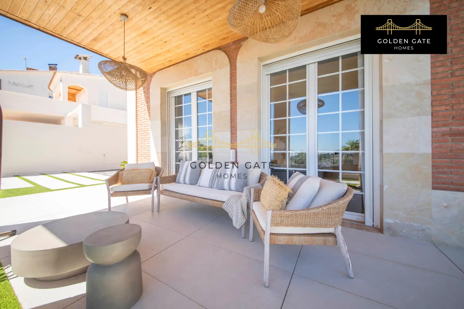 Terraza de Casa o chalet en venta en Badalona con Aire acondicionado, Calefacción y Jardín privado