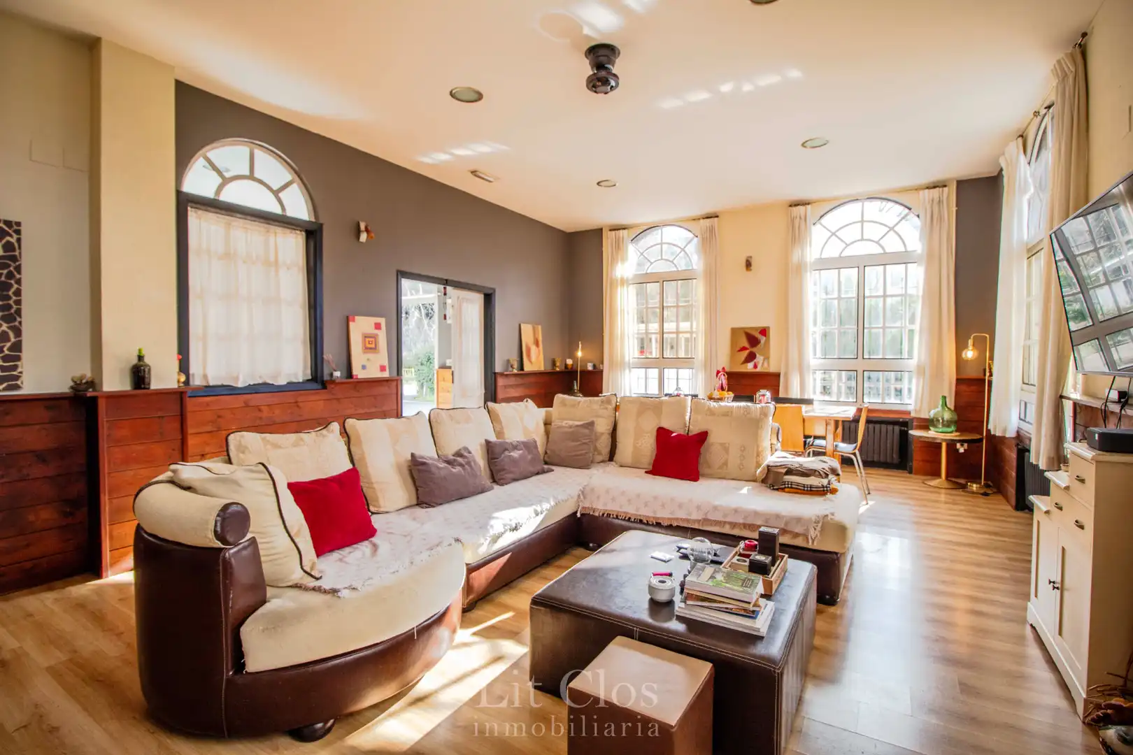 Living room of Houses for sale in Vilamartín de Valdeorras  with Heating, Private garden and Terrace