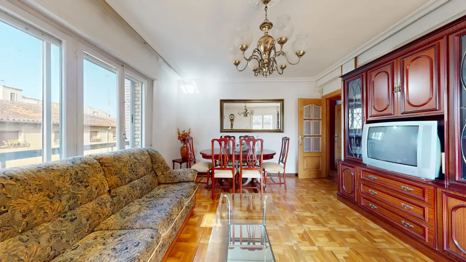 Living room of Flat for sale in Tafalla  with Heating, Parquet flooring and Terrace