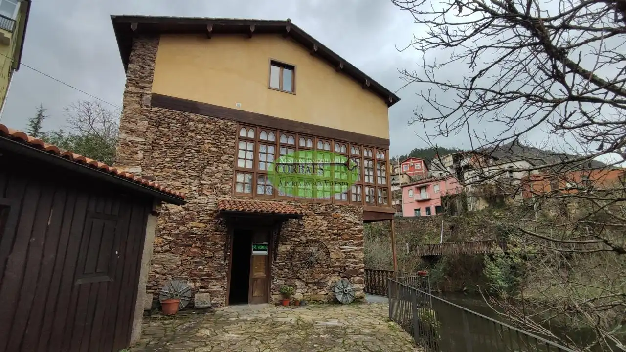 Vista exterior de Finca rústica en venta en A Peroxa  con Calefacción, Terraza y Amueblado