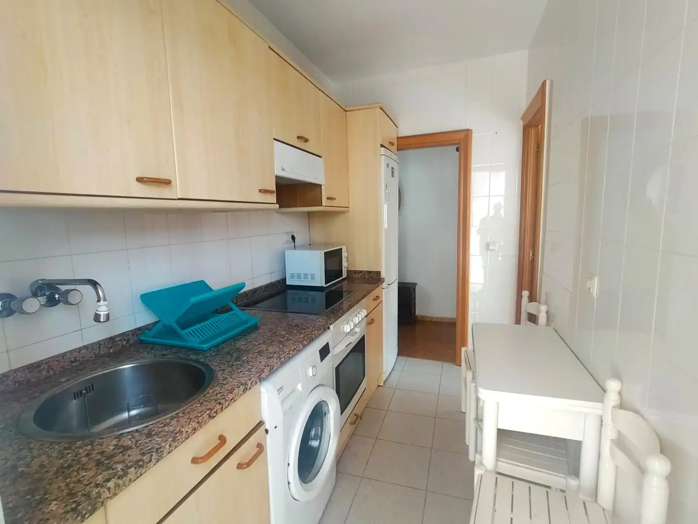 Cuina de Apartament en venda en Haro amb Calefacció, Terrassa i Moblat