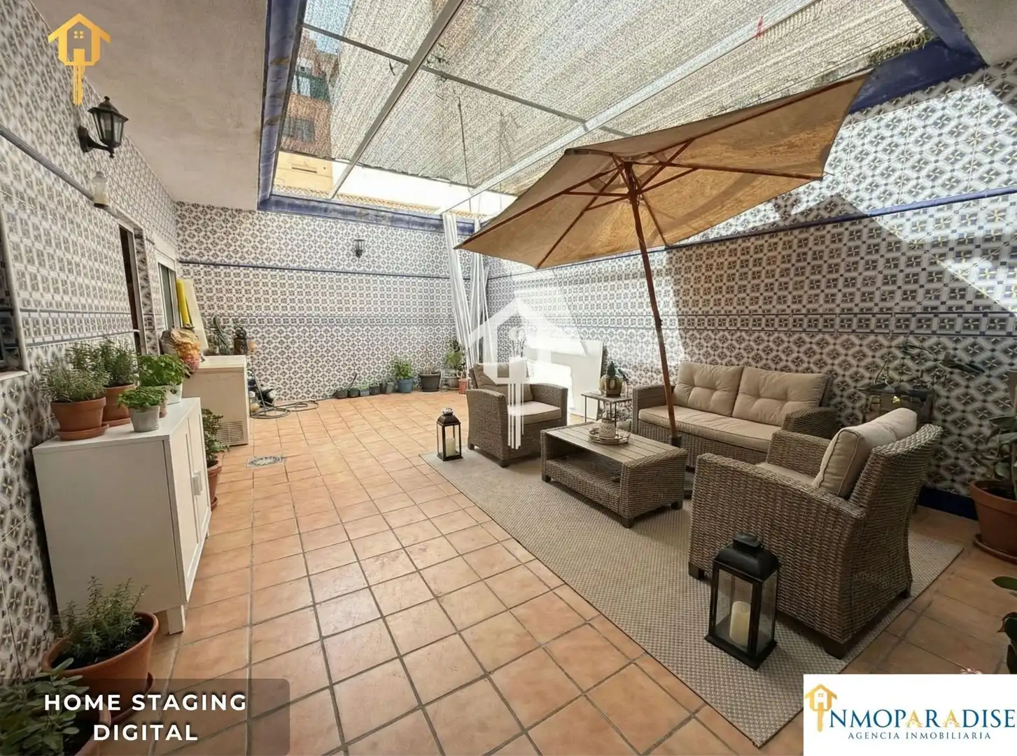Terrace of Houses for sale in Alicante / Alacant  with Furnished, Balcony and Jacuzzi