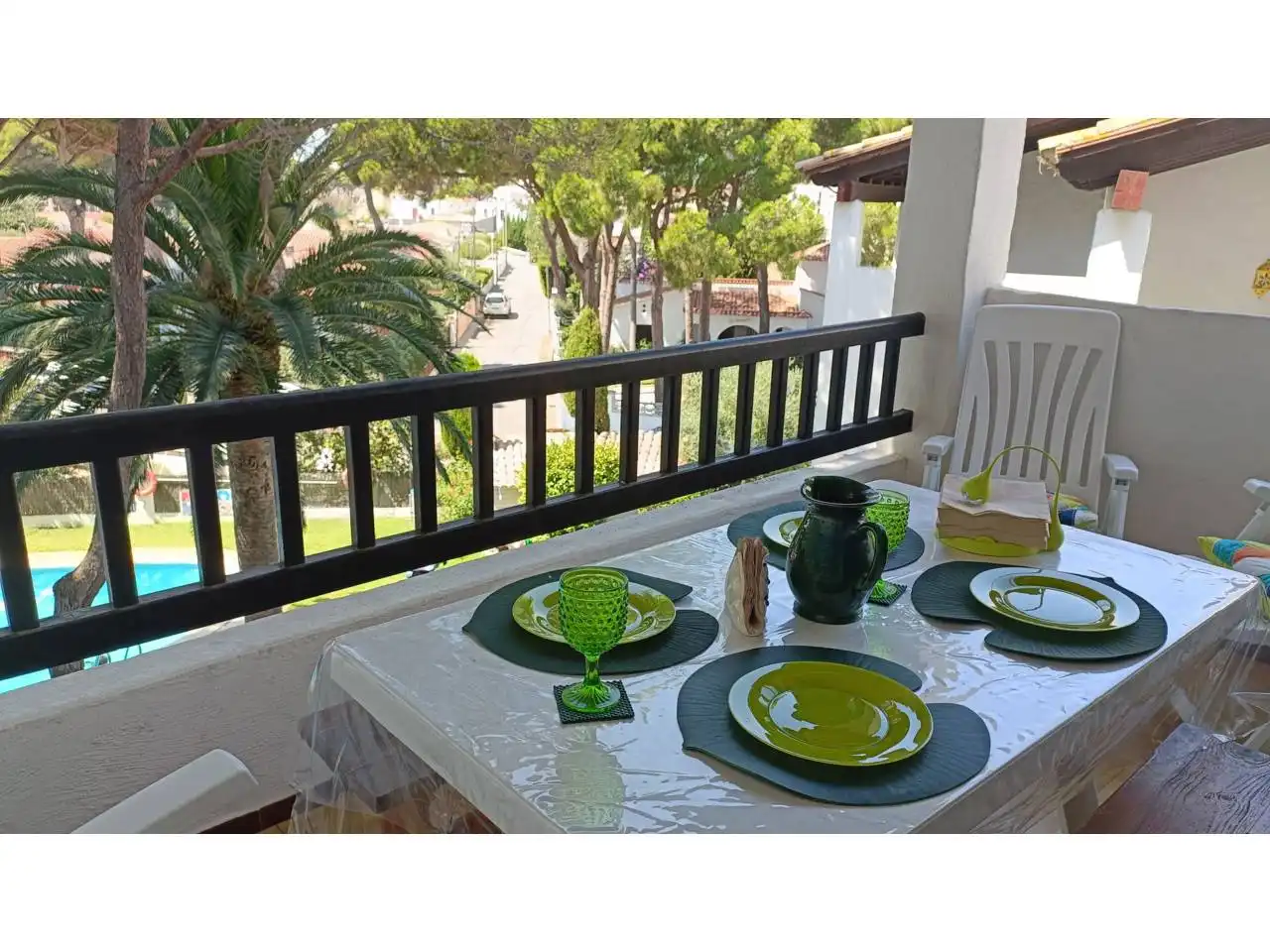Terrace of Flat for sale in L'Escala  with Terrace, Furnished and Community pool