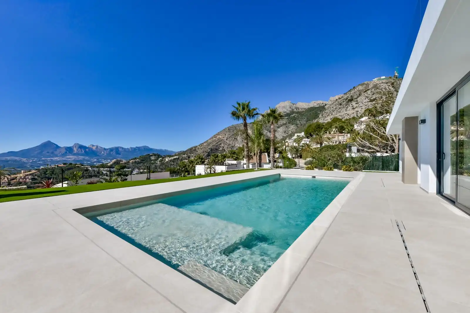 Piscina de Casa o chalet en venta en Altea con Aire acondicionado, Calefacción y Jardín privado