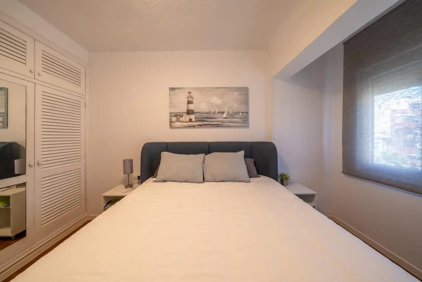 Dormitori de Apartament de lloguer en Alicante / Alacant amb Moblat i Balcó