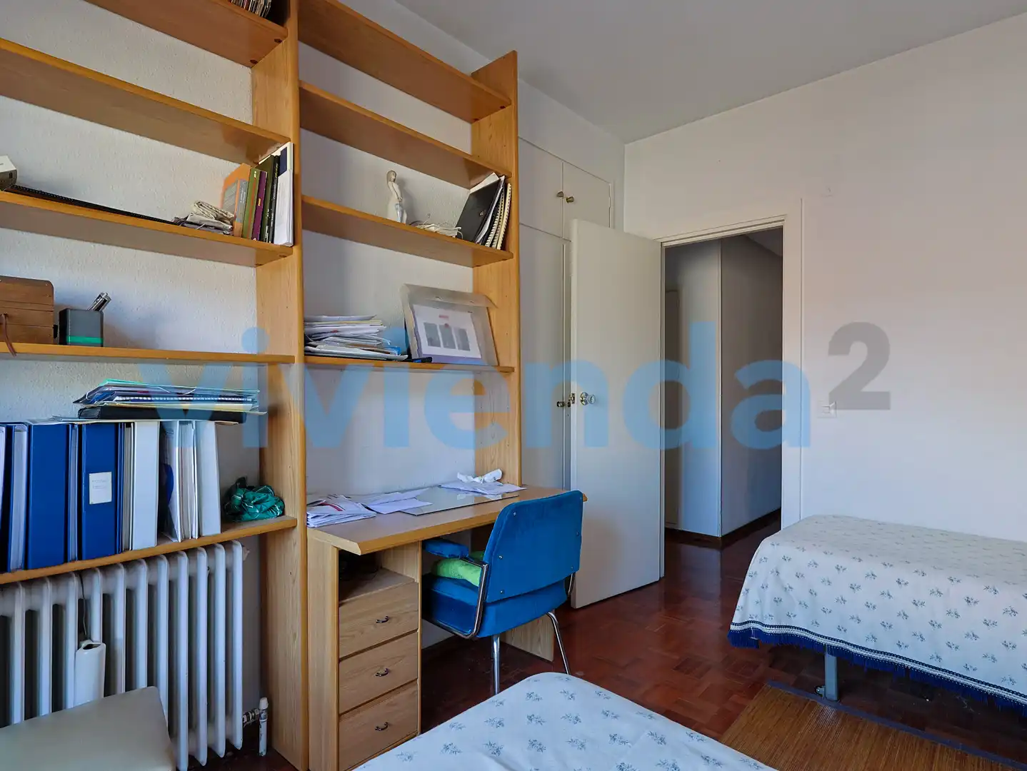 Bedroom of Flat for sale in Madrid  with Heating, Terrace and Storage room