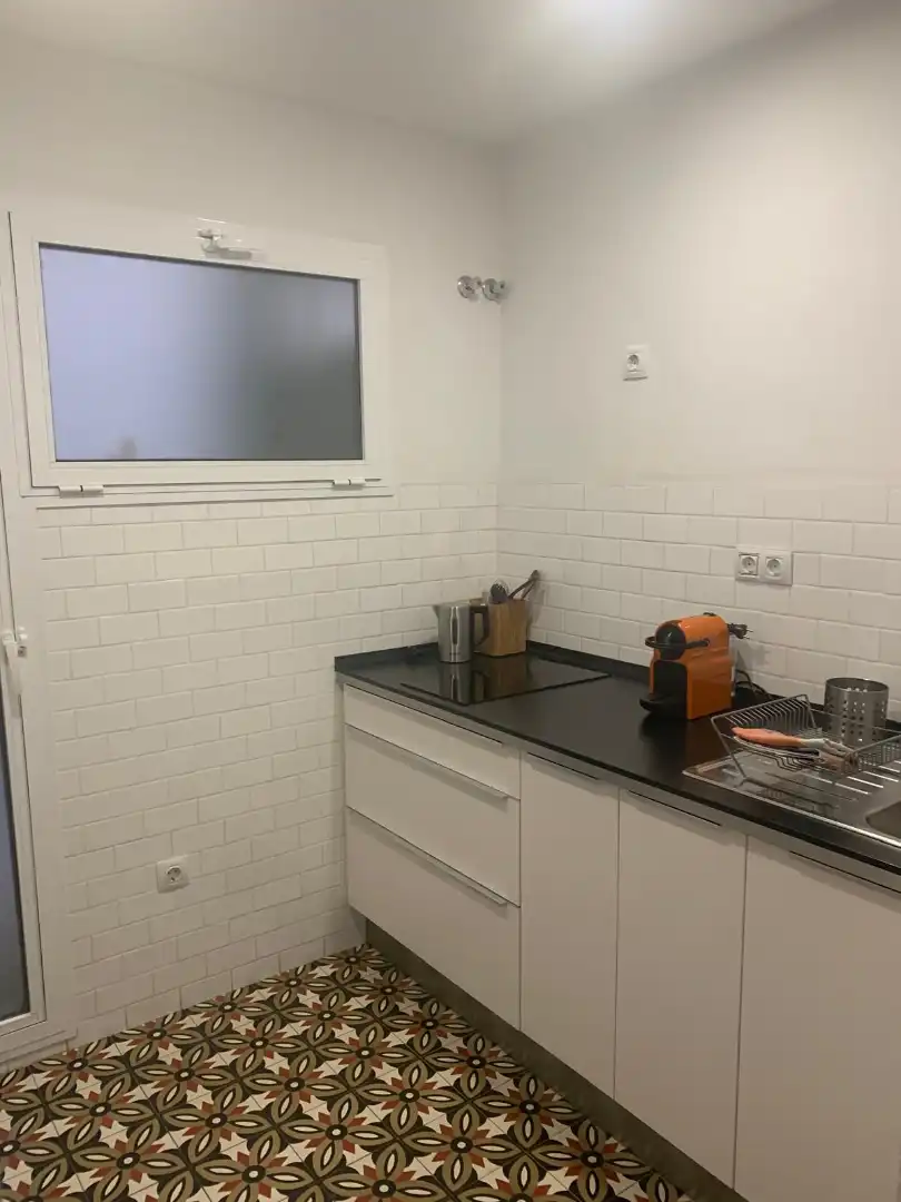 Kitchen of Flat for rent in Málaga  with Air Conditioner, Furnished and Washing machine