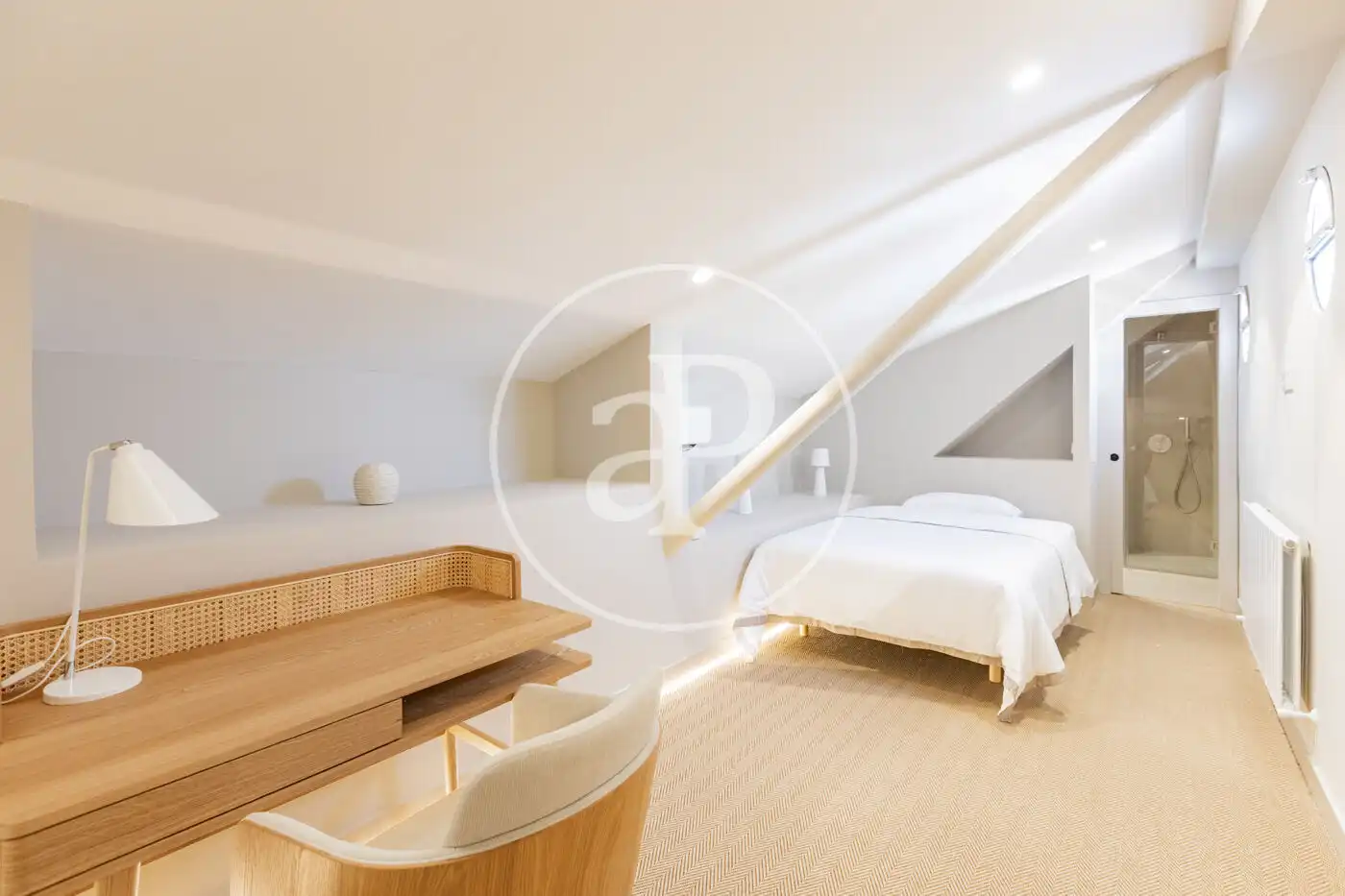 Bedroom of Flat for sale in Madrid  with Air Conditioner, Heating and Furnished