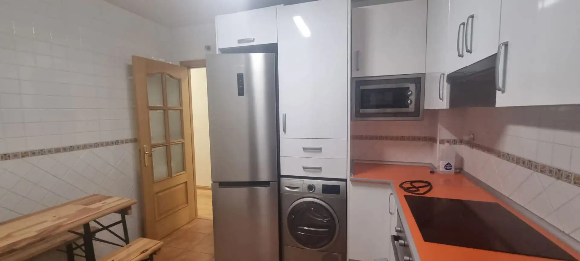 Kitchen of Flat for rent in Gerindote  with Air Conditioner, Heating and Furnished