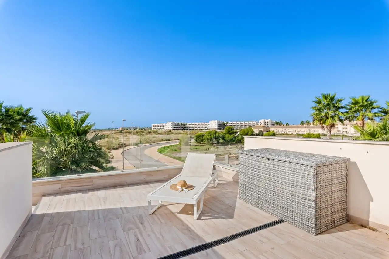 Terrassa de Casa o xalet en venda en Rojales amb Aire condicionat, Jardí privat i Terrassa