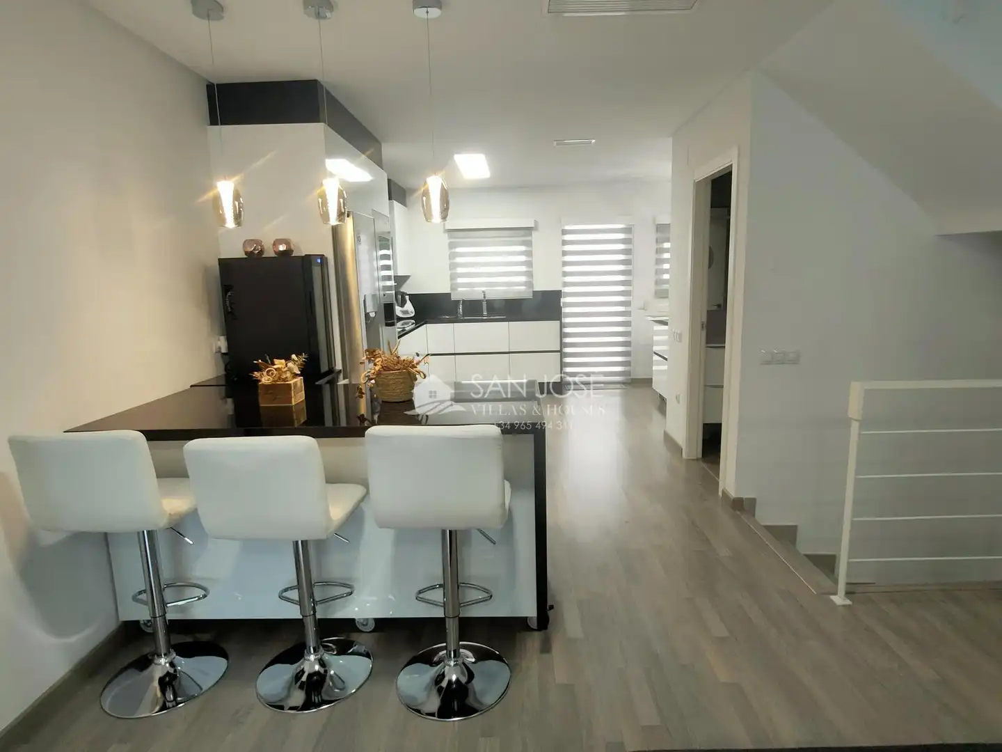 Cuina de Casa o xalet en venda en Aspe amb Jardí privat, Terrassa i Traster