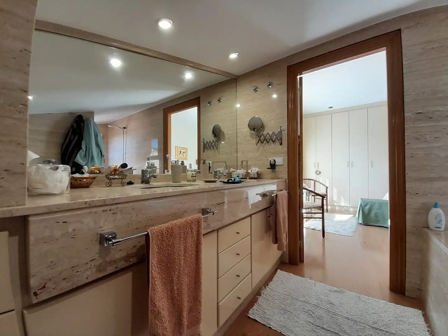 Baño de Casa adosada en venta en Santa Pau con Aire acondicionado, Calefacción y Terraza