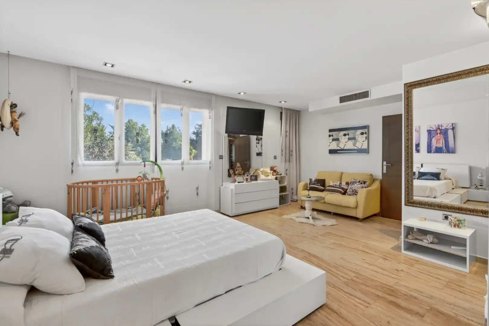 Habitación de Casa o chalet en venta en Elche / Elx con Aire acondicionado y Alarma