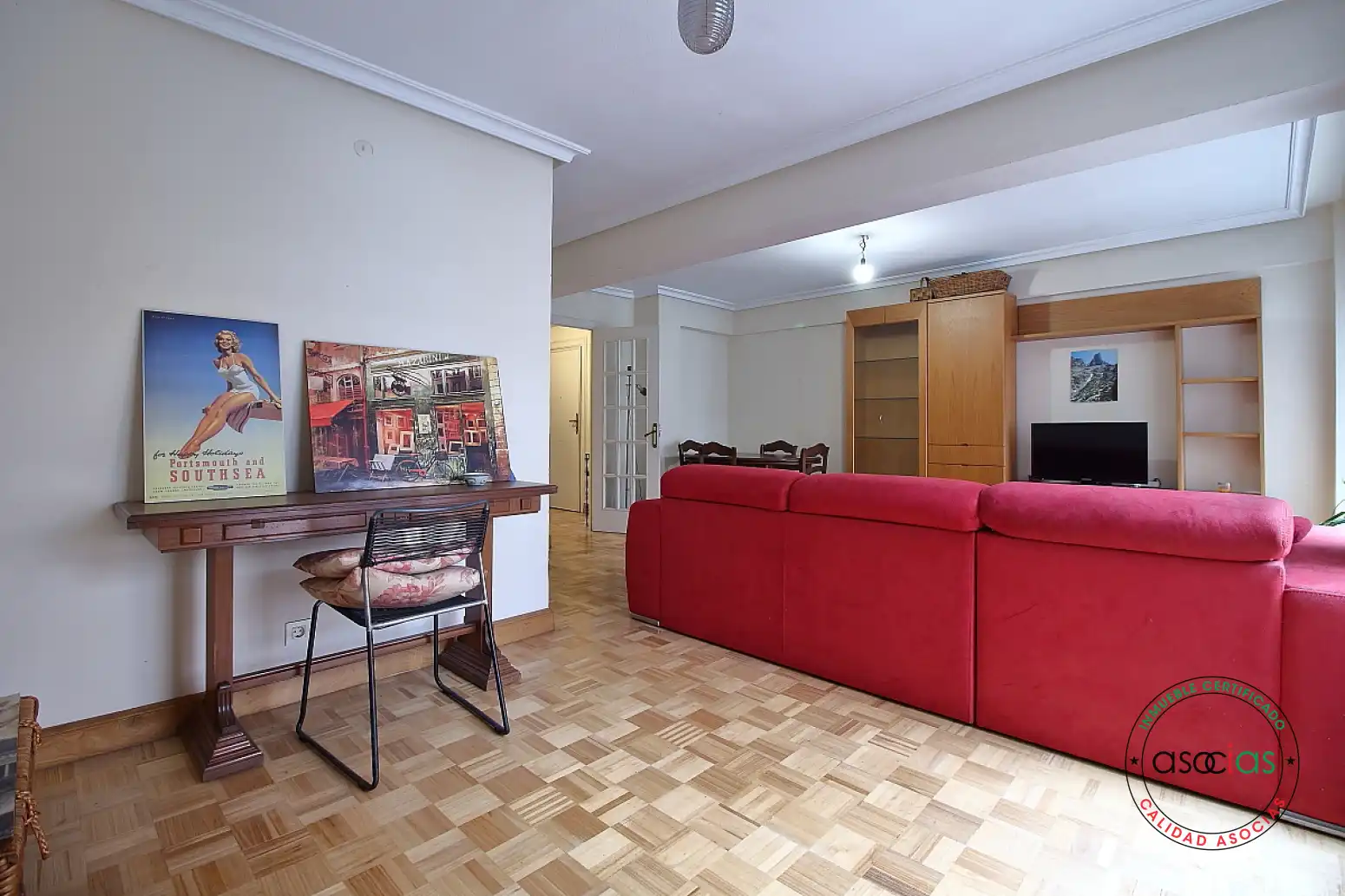 Sala de estar de Piso en venta en Gijón  con Calefacción y Parquet