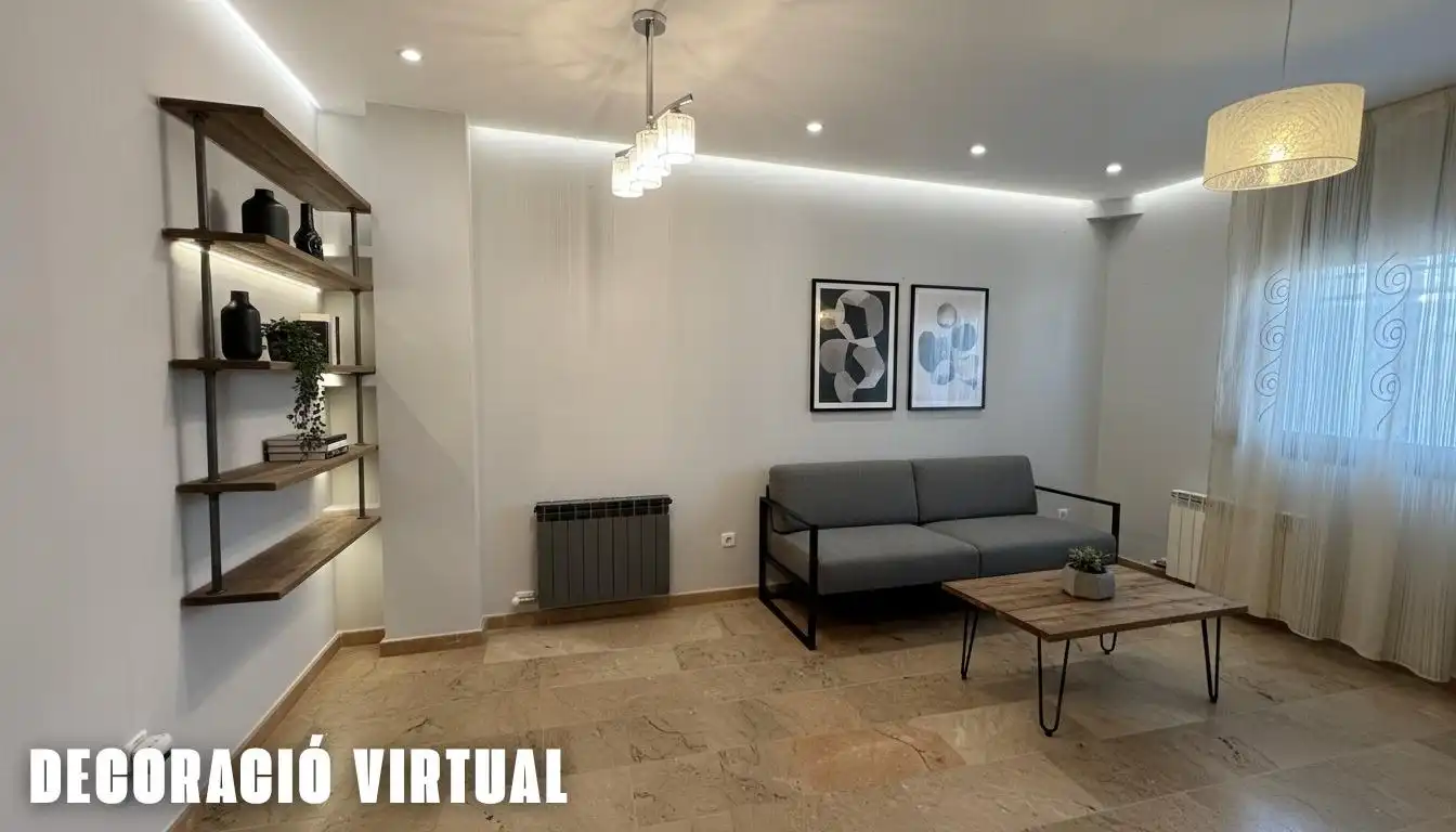 Sala d'estar de Pis en venda en Terrassa amb Calefacció