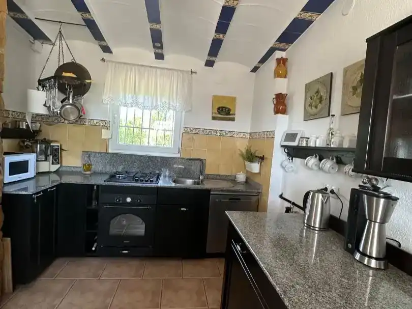 Küche von Country house zum Verkauf in San Jorge / Sant Jordi mit Klimaanlage und Schwimmbad