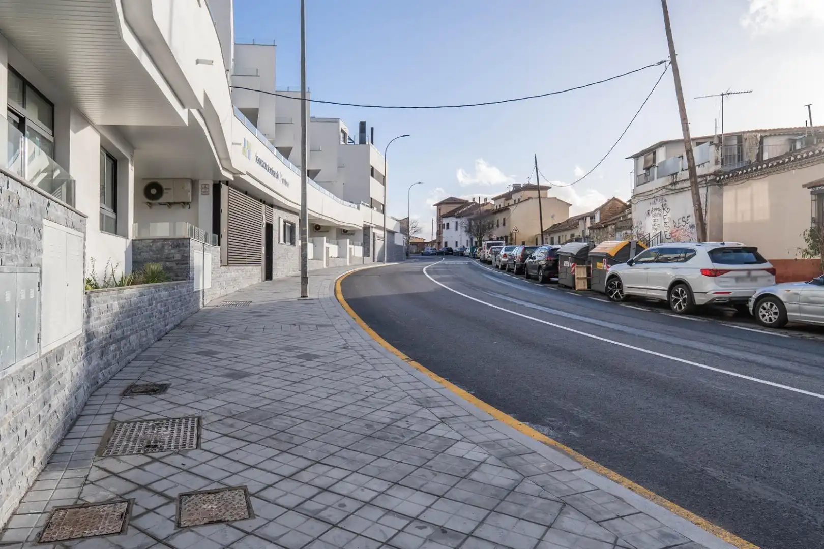Vista exterior de Dúplex de alquiler en Granada con Aire acondicionado, Calefacción y Terraza